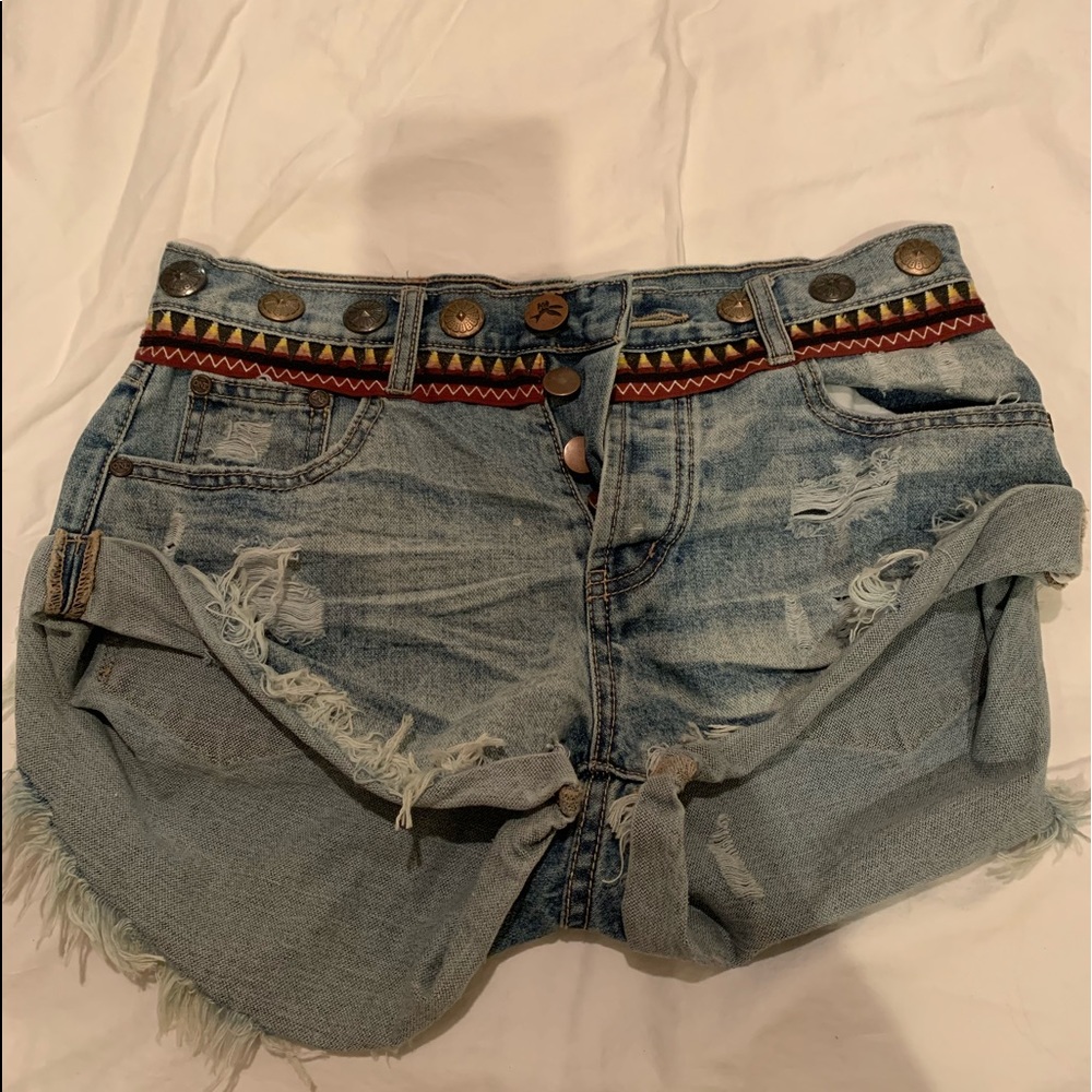 One Teaspoon Denim Shorts